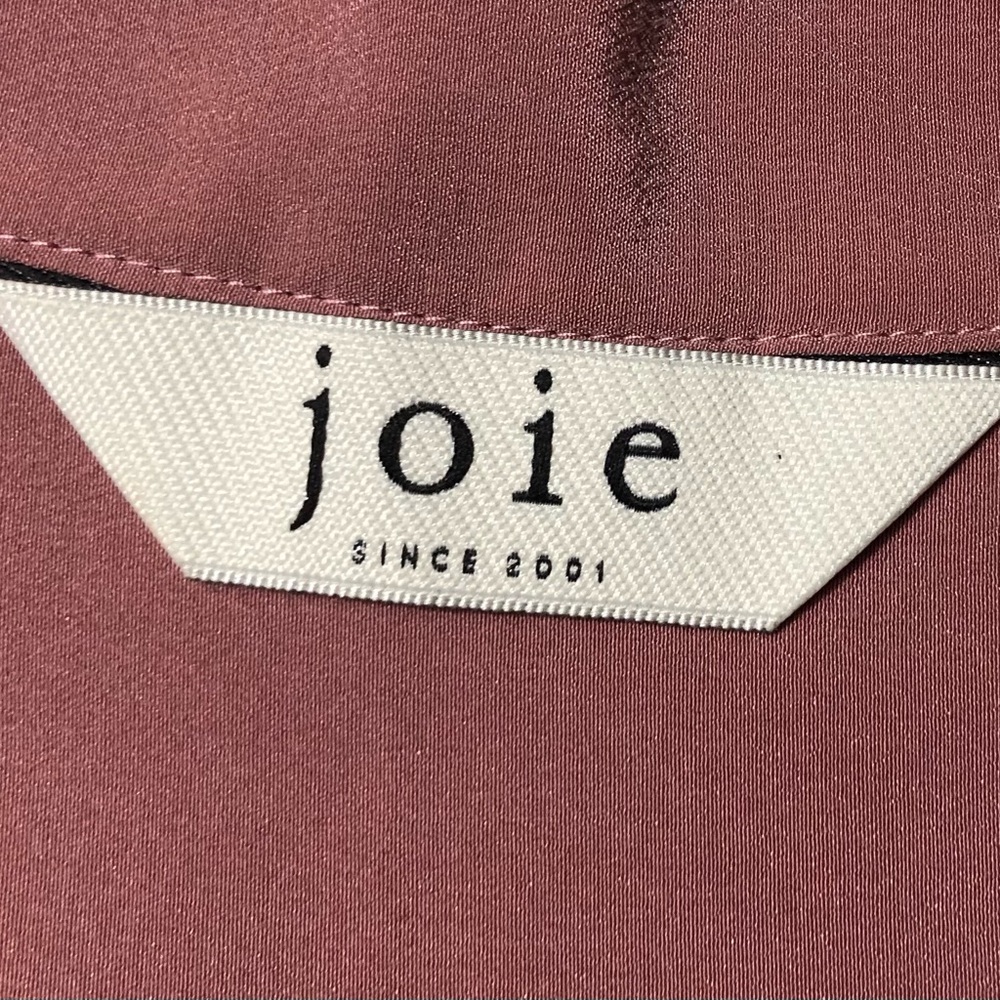 Joie Dusty Rose V-Neck Long-Sleeve Blouse - Picture 5 of 13